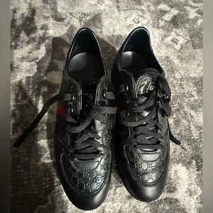 Gucci Black and Red Men's Sneakers